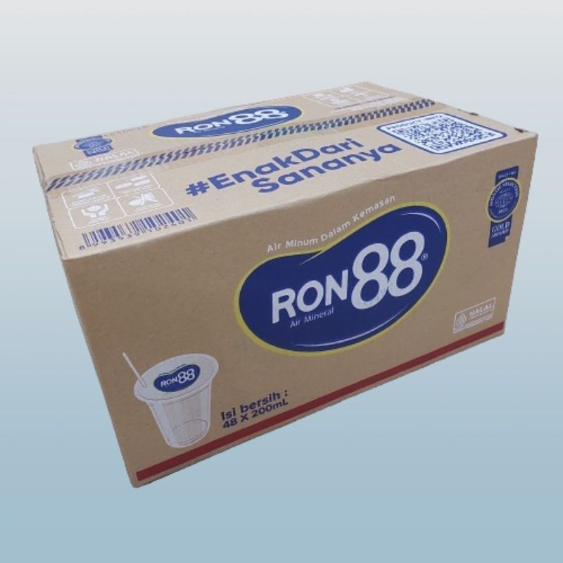 

Air Mineral Gelas Ron88 200ml x 48pcs