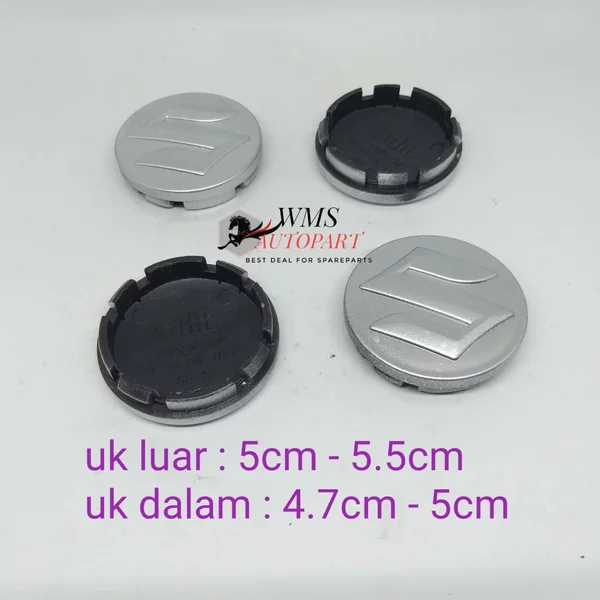 Dop Roda Tutup Velg Roda Ertiga Baleno Swift Karimun aerio diameter 5.5 cm