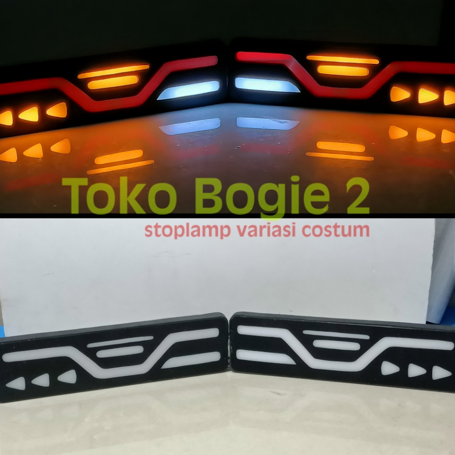 Lampu Led Rem Panther / Traga pickup Costum Sein Kedip