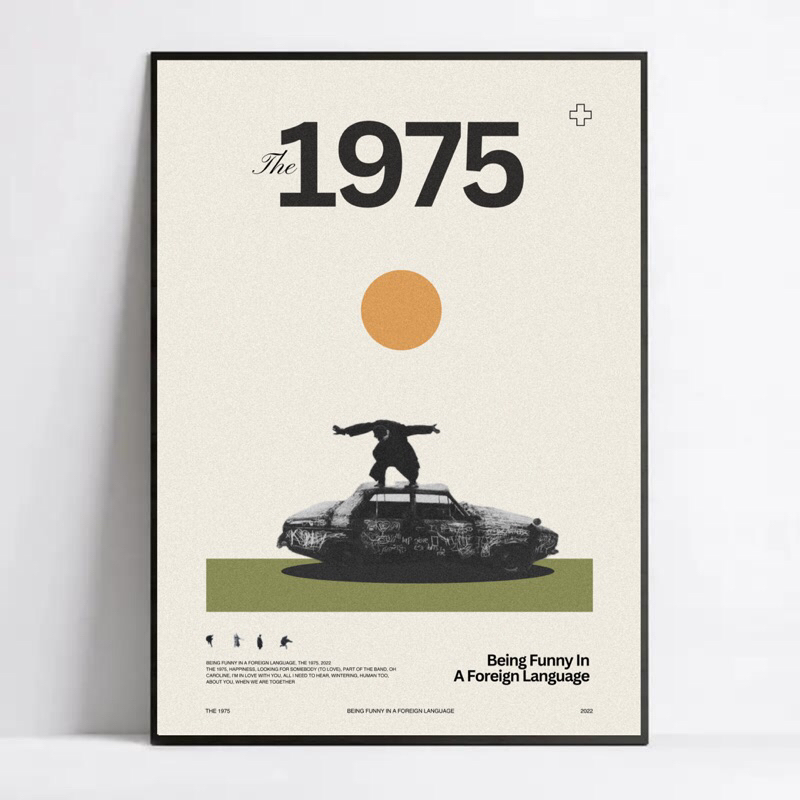 Poster Frame - The 1975 - Being Funny In A Foreign Language