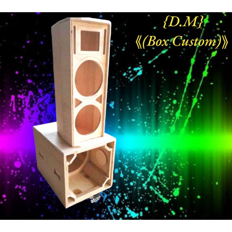 box speaker 15 inchi Model planar brewog tebal 12/15 mm