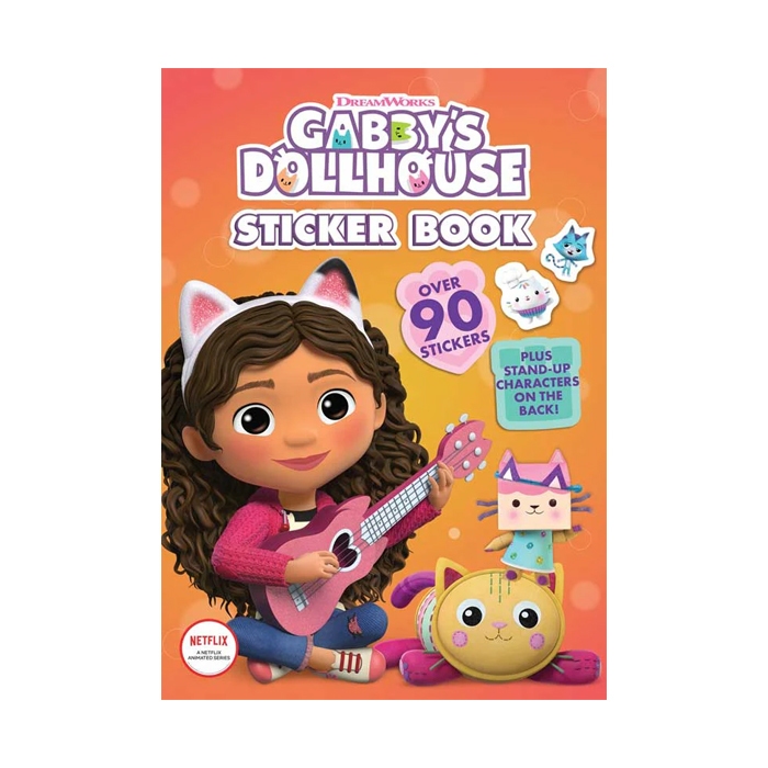 

Gabby's Dollhouse Sticker Book Include 90 Stickers