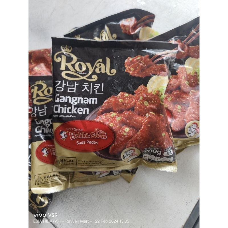 

ROYAL GANGNAM CHICKEN WITH buldak sauce