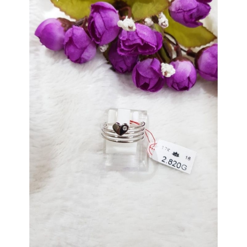 Cincin emas 75 hati spiral