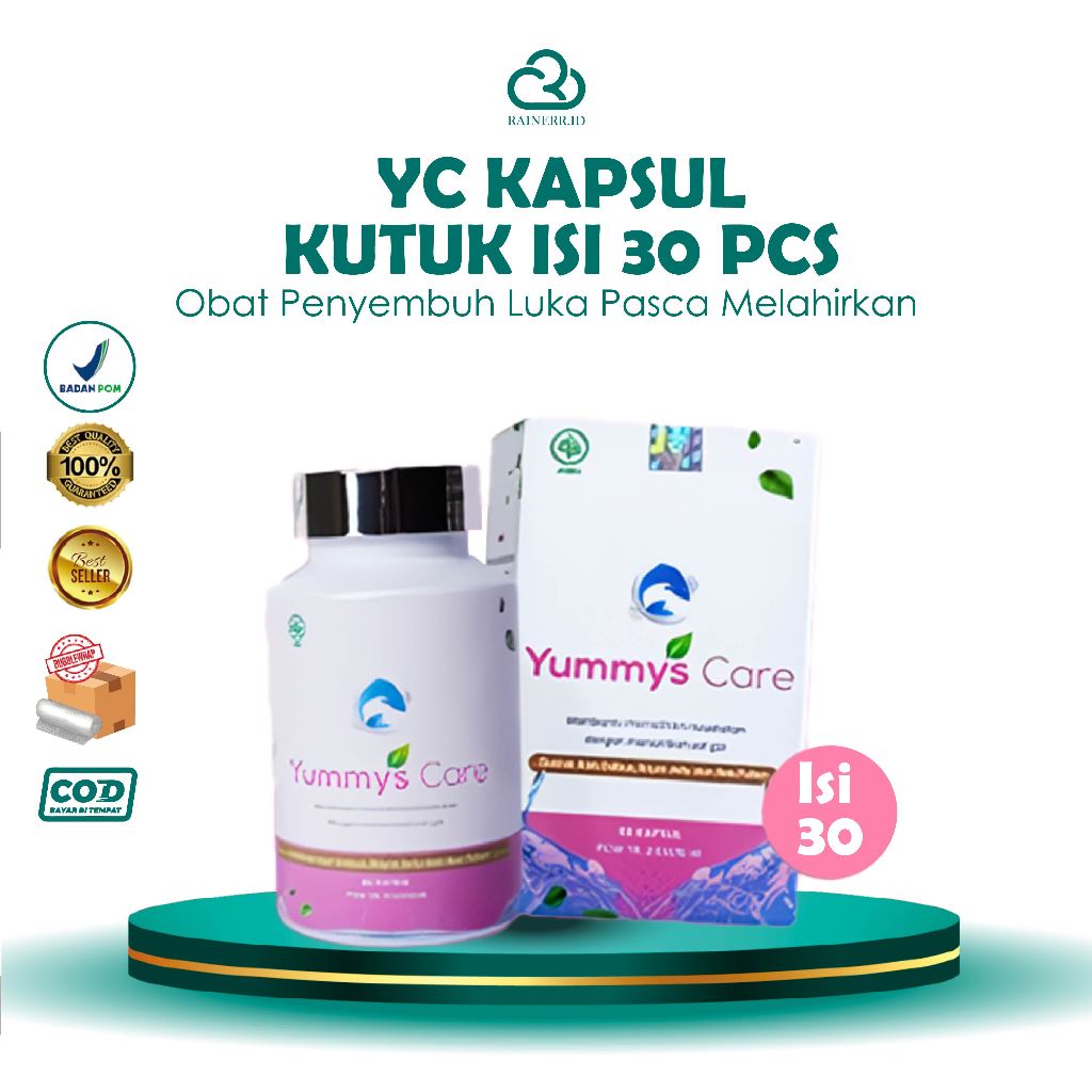 YummysCare Yummys Yummy Kapsul Kutuk Ikan Gabus Penyembuh Luka Sesar Lahiran | 30 KAPSUL