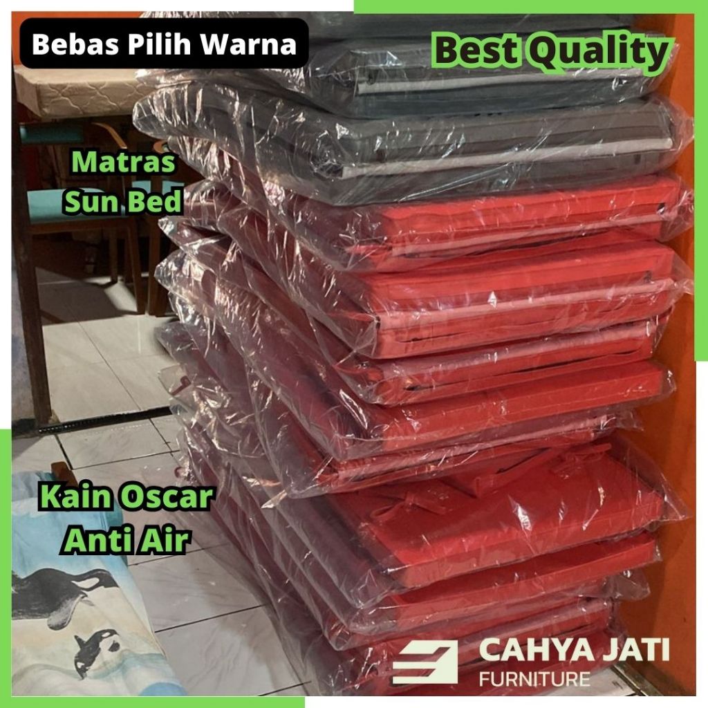 Matras Busa Bantalan Kursi Kolam Renang Sun Lounger Kursi taman Selonjoran di pantai siap pakai