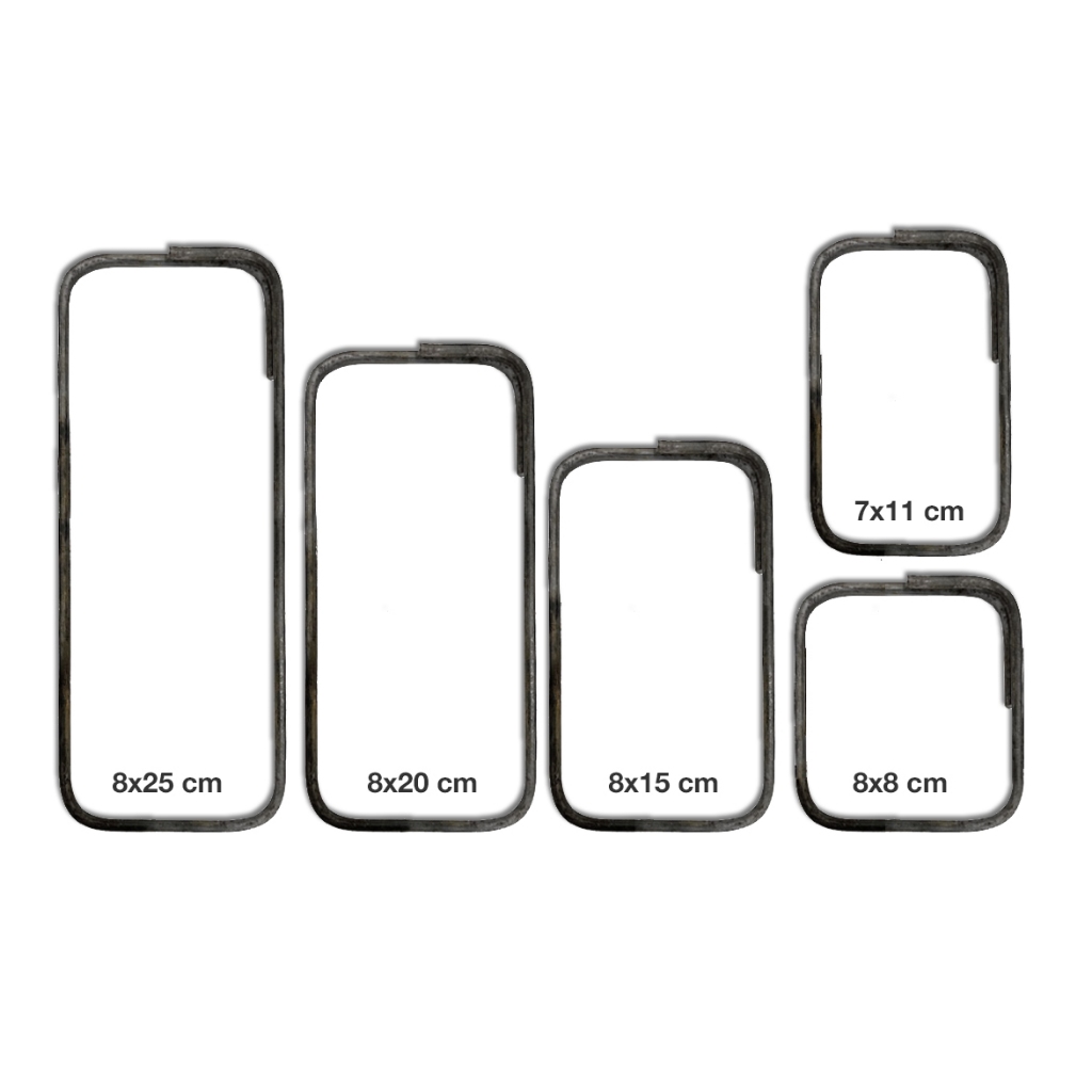 Ring Cincin Besi / Behel/ Begel 10 x 20 cm Besi Beton 6 HARGA PER PCS