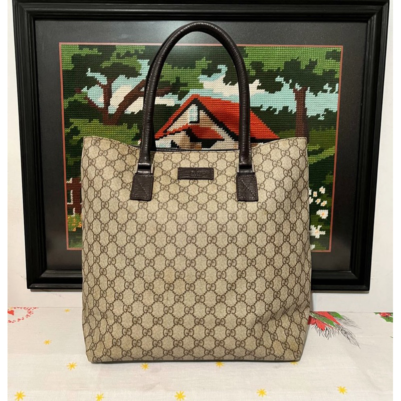 Tas Tote Gucci Monogram - Original Authentic