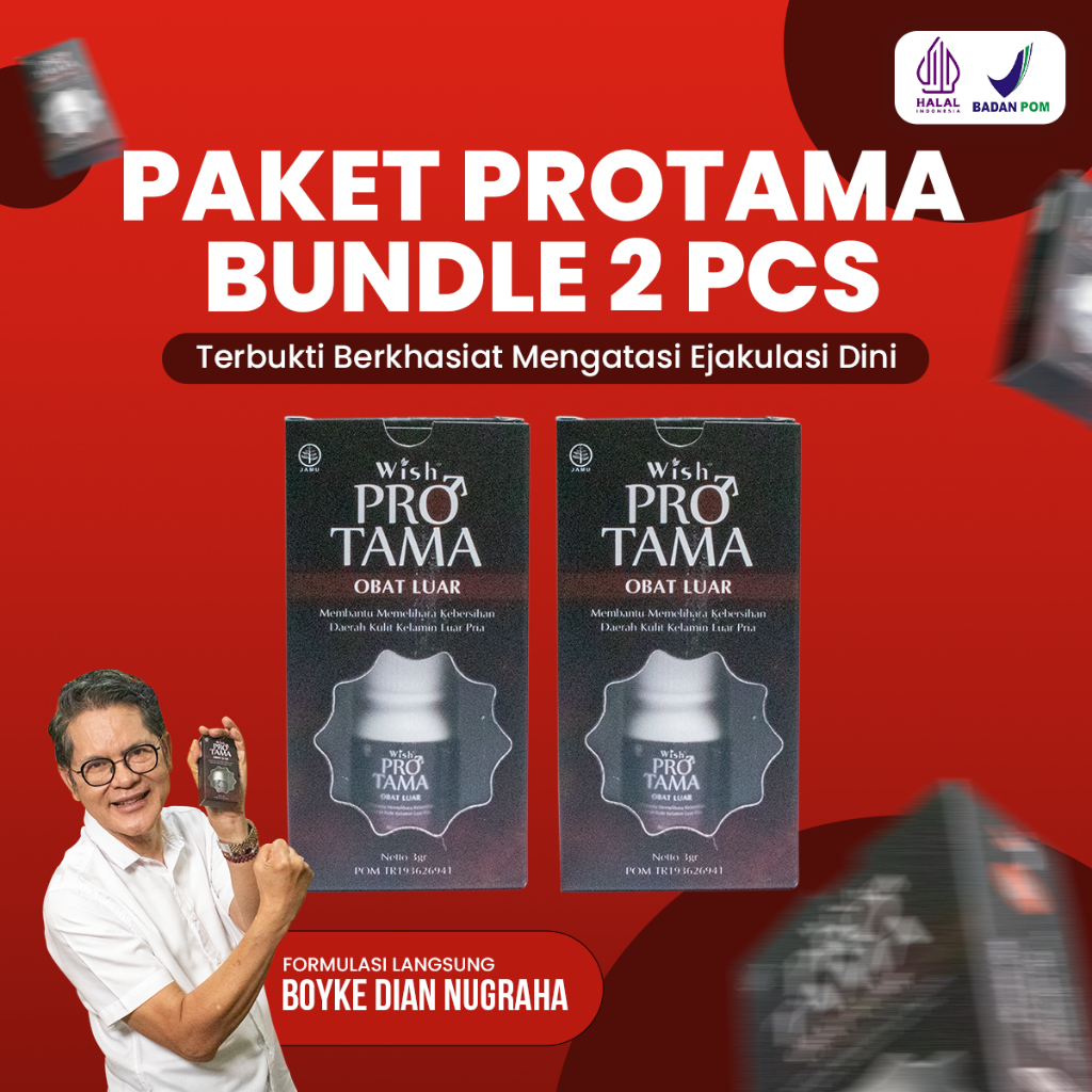 PAKET PROTAMA BUNDLE Obat Kuat Pria Tahan Lama Dr Boyke 2 Pcs