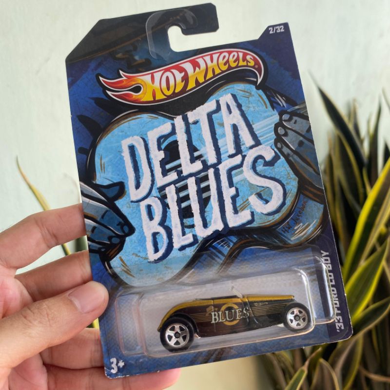 Hot Wheels Jukebox Delta Blues '33 Ford Lo Boy Biru HW Mattel