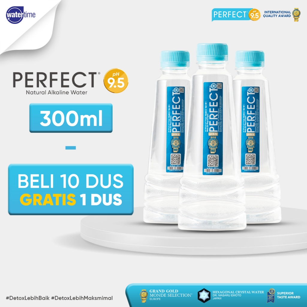 

Perfect Alkaline Water 300Ml (Air Minum Isi 24 Botol )