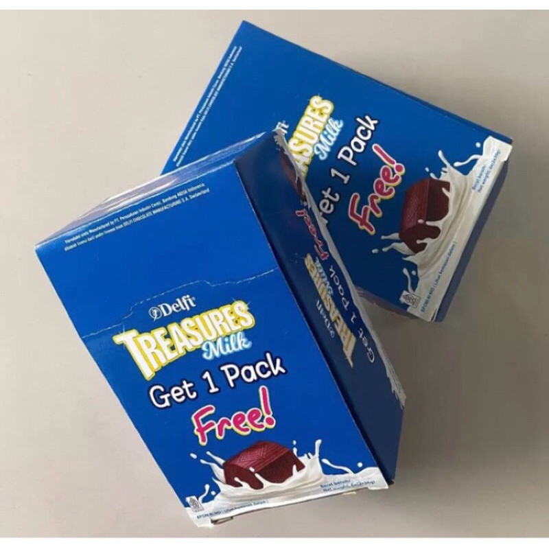 

PROMO! Coklat Delfi Treasure Milk 2X36 GRAM BELI 1 GRATIS 1 / 1bundle (isi 2pcs)