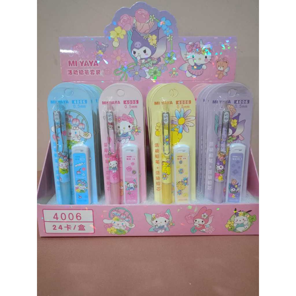 

PENSIL MEKANIK SANRIO PENSIL CETREK PLUS REFILL ALAT TULIS KARAKTER PENSIL CETEK DAN ISI PENSIL ISI ULANG PENSIL MEKANIK SANRIO ISI ULANG PENSIL SET