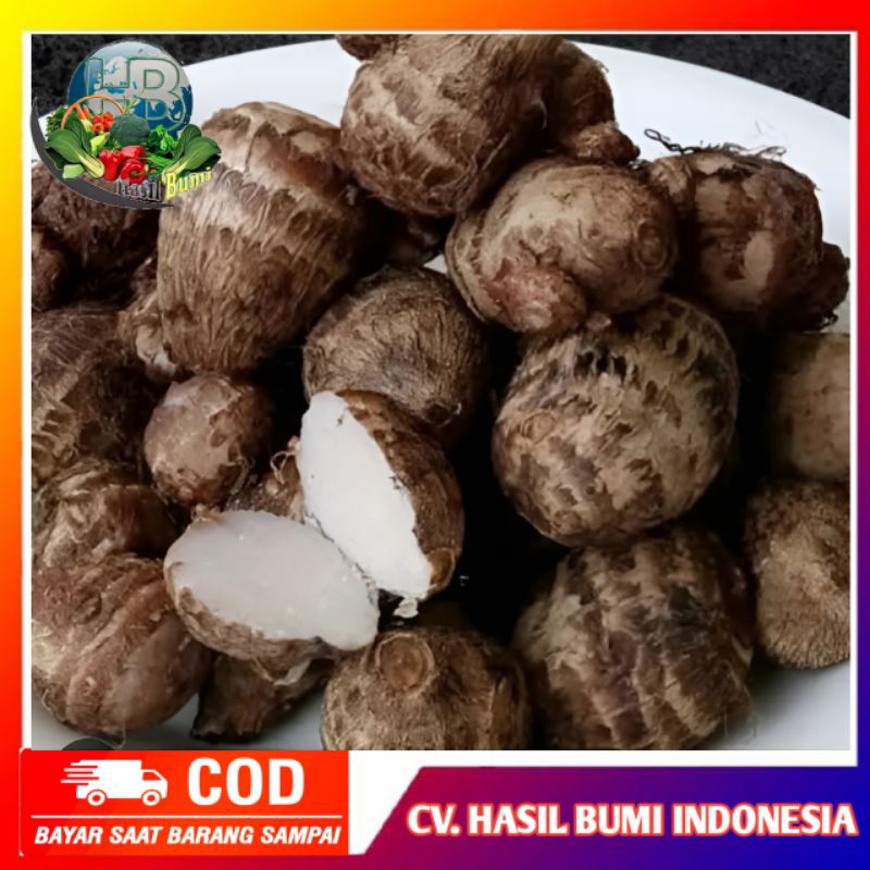 

Ubi talas lompong pulen segar 500gram