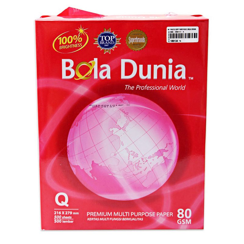 

Gramedia Dan Mogot-Bola Dunia - Kertas HVS Q 70 Gram