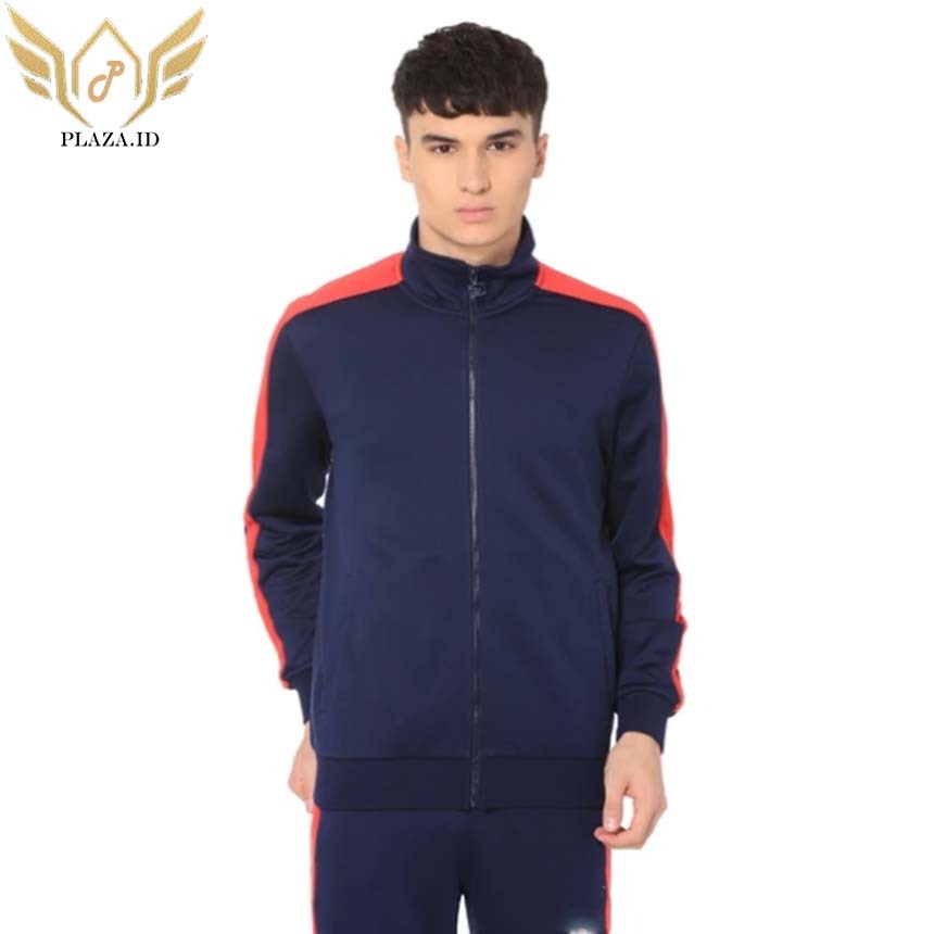 BOMBER PRIA JAKET BOMBER RESLETING S-6XL HITAM JAKET JUMBO NAVY-MERAH