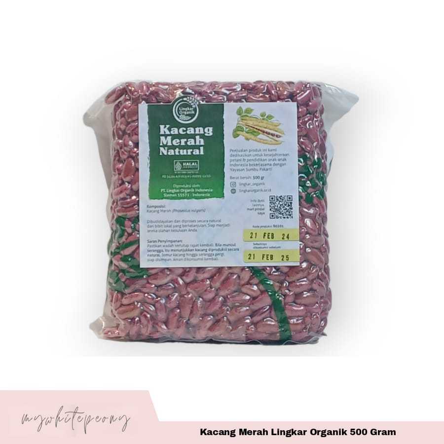 

Kacang Merah Organik merk Lingkar Organik 500 gram