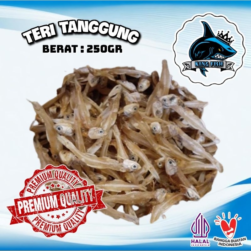 

250GR IKAN TERI TANGGUNG KERING MURAH BERKUALITAS