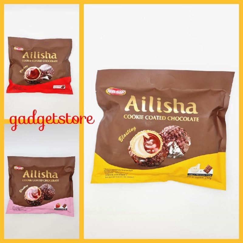 

Ailisha Cookie coated chocolate isi 250g