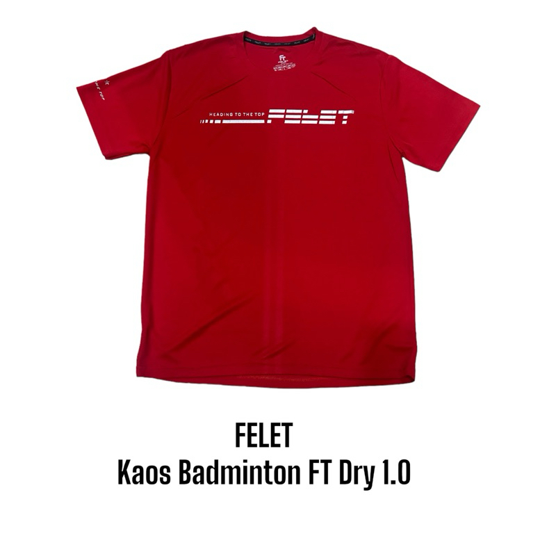 Kaos Badminton Olahraga Felet Dry 1.0 Original