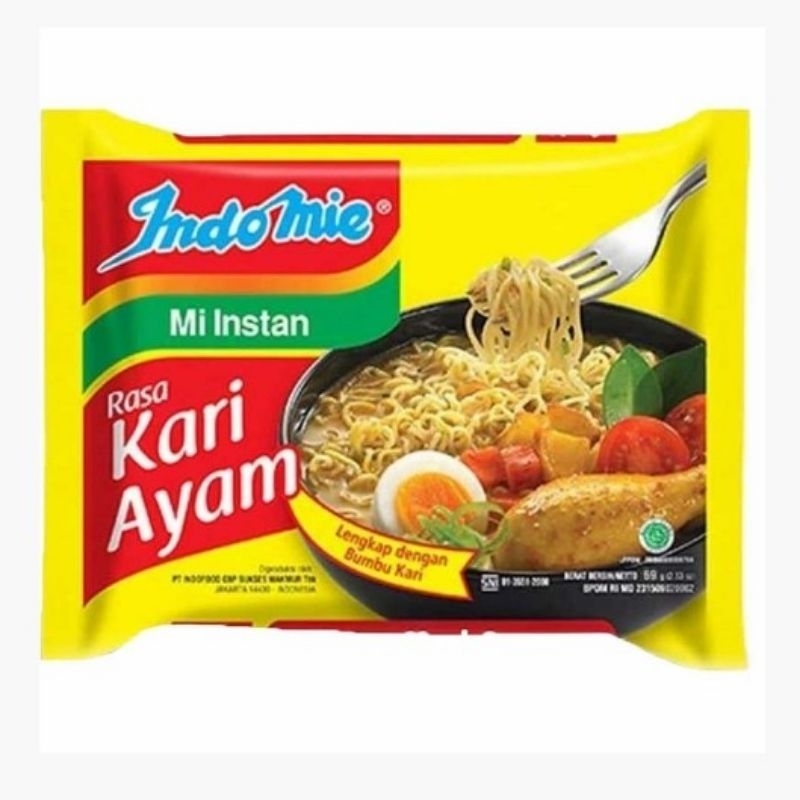 

Indomie kari ayam 69g