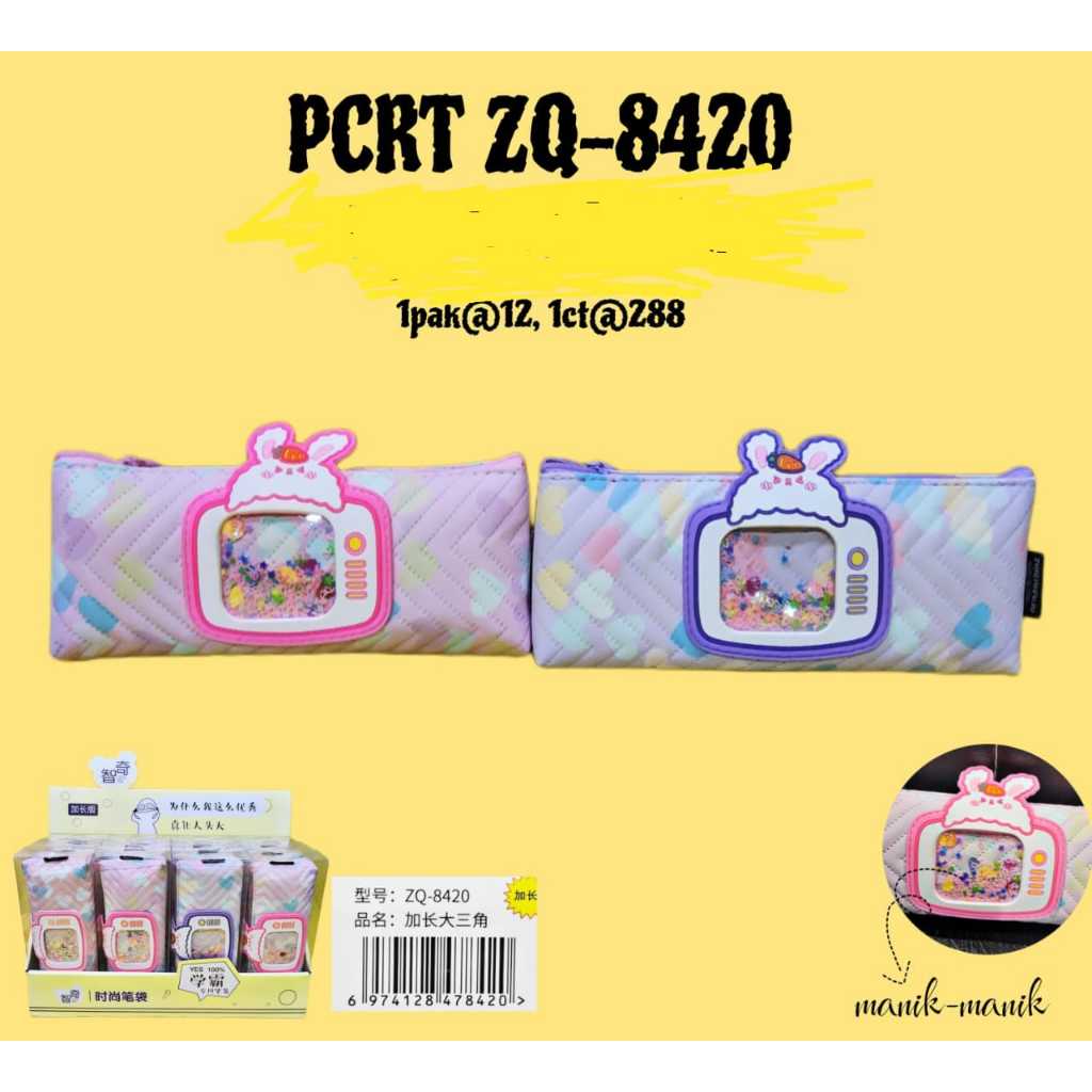 

Kotak Pensil Motif Bulu / Tepak Pensil Karakter / Tepak Pensil Gradasi