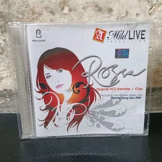 VCD Music Rossa - Original VCD karaoke & clips VGC CD pop