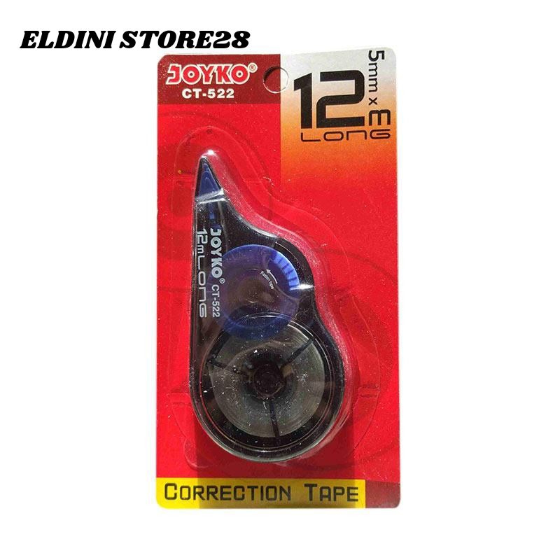 

(1pcs) Tipe-X Joyko CT-522|Tipe-X Joyko|Tipe-X kertas|stipo kertas|Tipe-X|alat tulis kantor