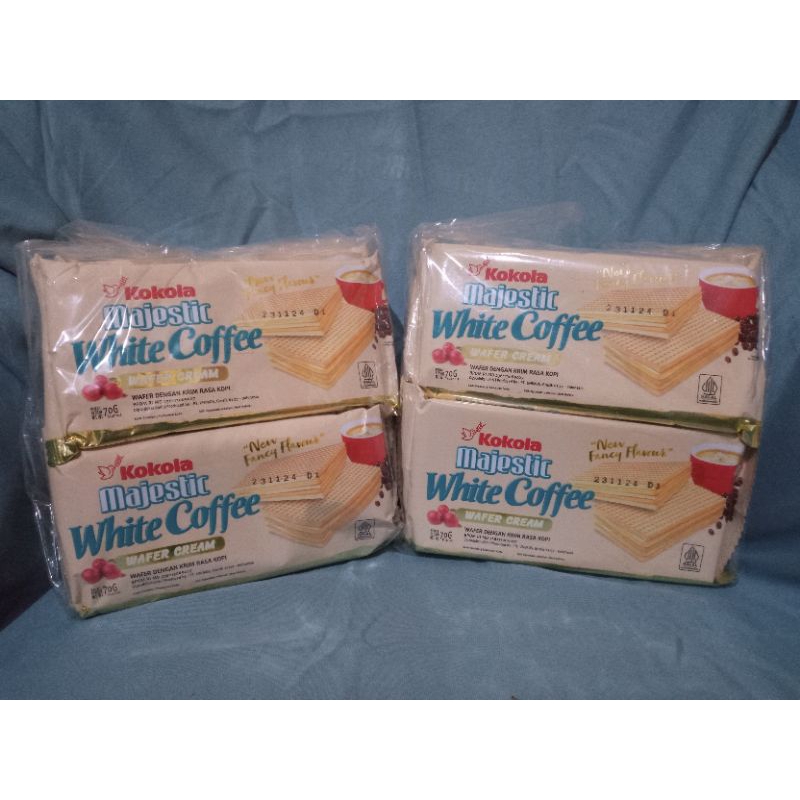 Wafer Majestic White Coffee Kokola 70gr