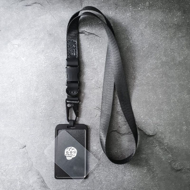 

BLACKWING - BDS Double function lanyard ID card Holder keychain