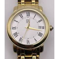 JAM TANGAN ESQ BY MOVADO E5384 MEN'S GOLD TONE WRIST