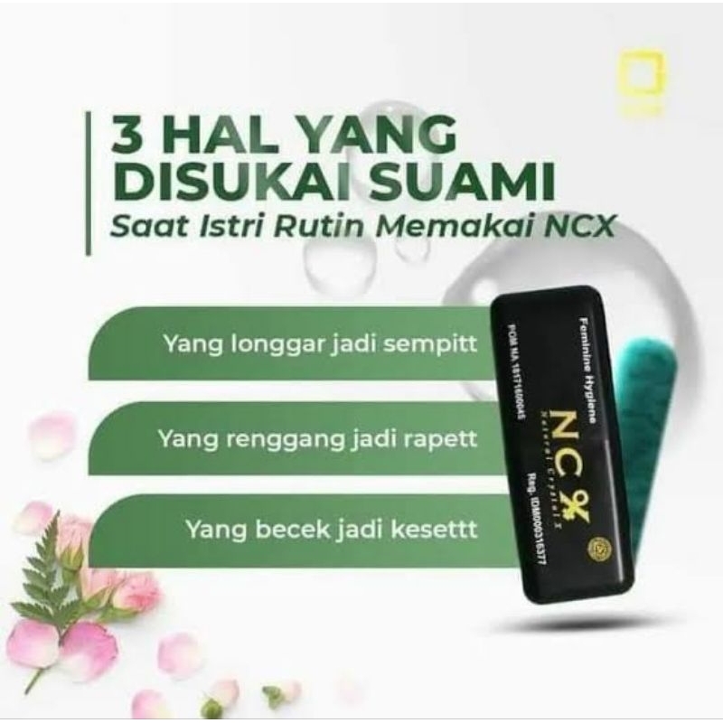 Obat Keputihan NCX Crystal X ORI Cristal X ASLI Kristal X NASA Perawatan Kewanitaan  Perapat Miss V 
