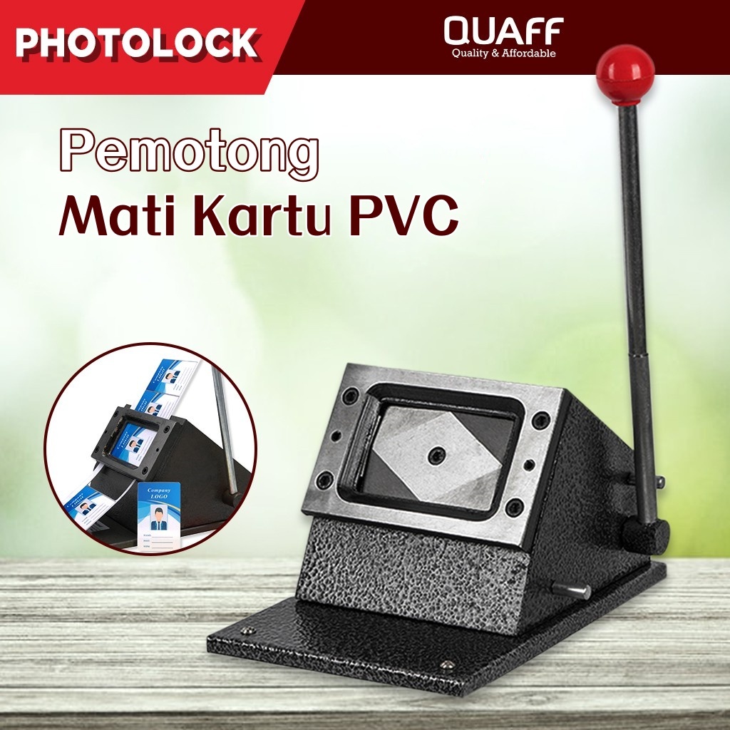 

QUAFF Die Cutter untuk PVC Pemotong Mati Kartu PVC