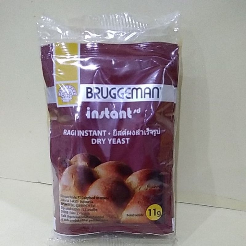 

BRUGGEMAN RAGI INSTANT DRY YEAST PENGEMBANG ROTI ( 4 ×11 GR )