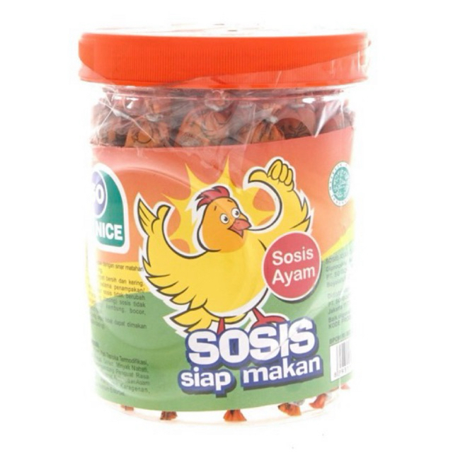 

SOSIS SIAP MAKAN SO NICE RASA AYAM SAPI TOPLES SATUAN ISI 24pcs