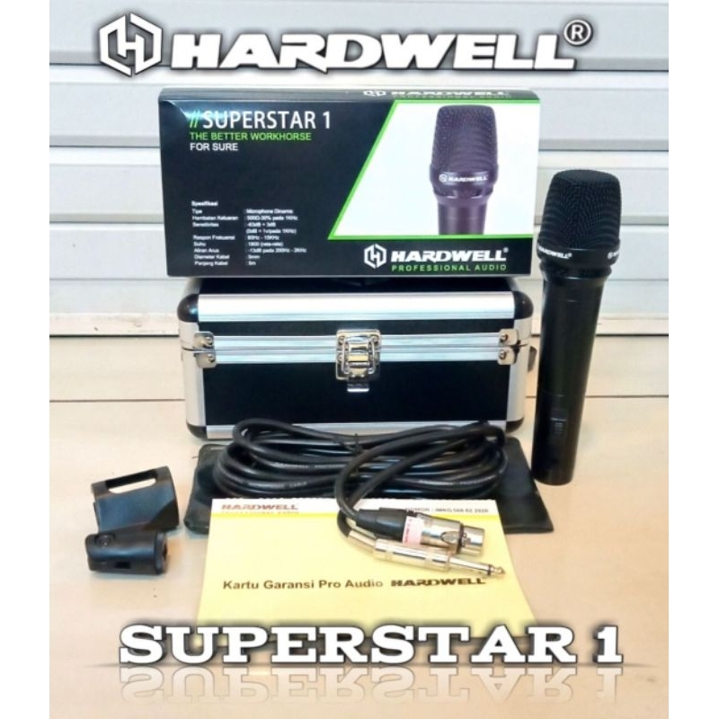 MIC KABEL HARDWELL SUPERSTAR 1 MIC KABEL ORIGINAL HARDWELL