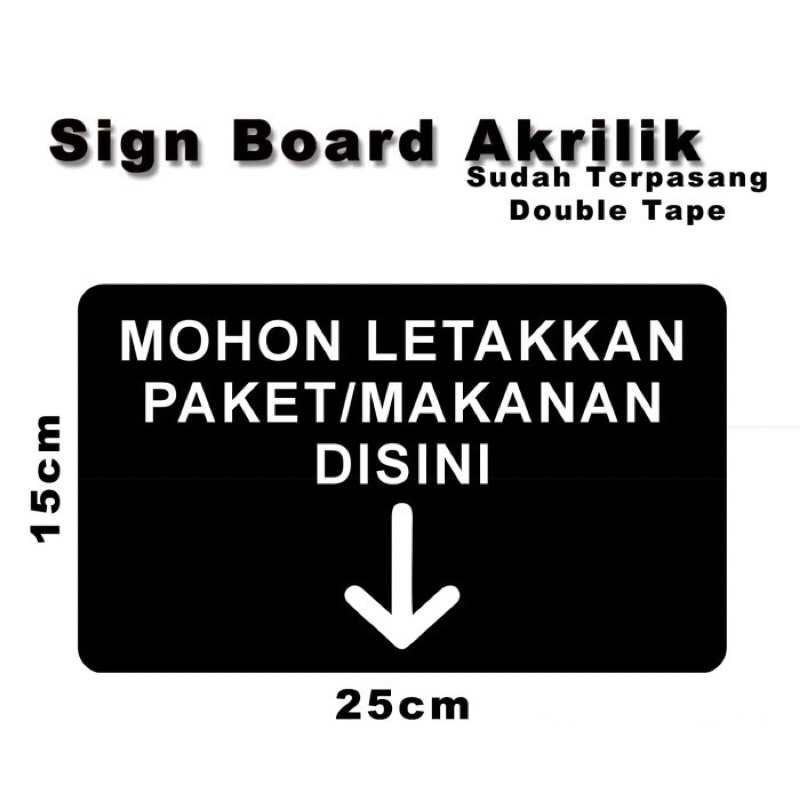 

Sign Board "Tulisan Bisa custom