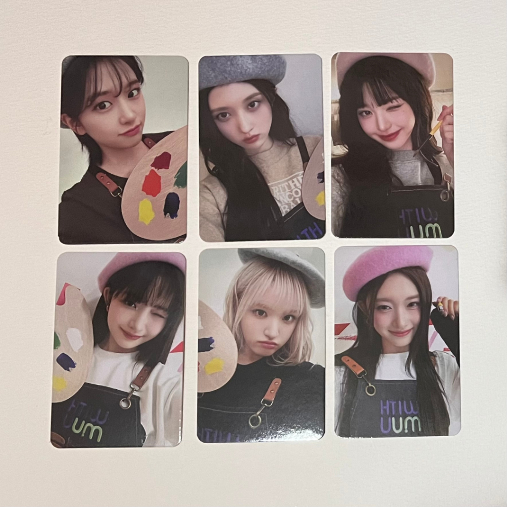 IVE “IVE MINE” WM WithMuu Lucky Draw LD 2.0 Painter Photocards Pc ANYUJIN Yujin GAEUL REI JANGWONYOU