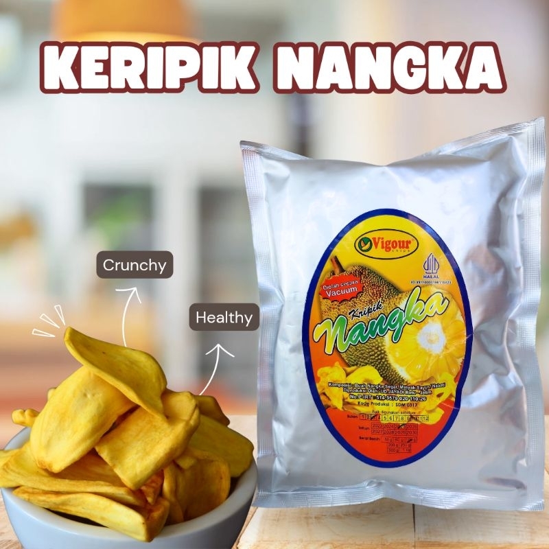 

VIGOUR Keripik Buah Nangka | Keripik Buah Batu