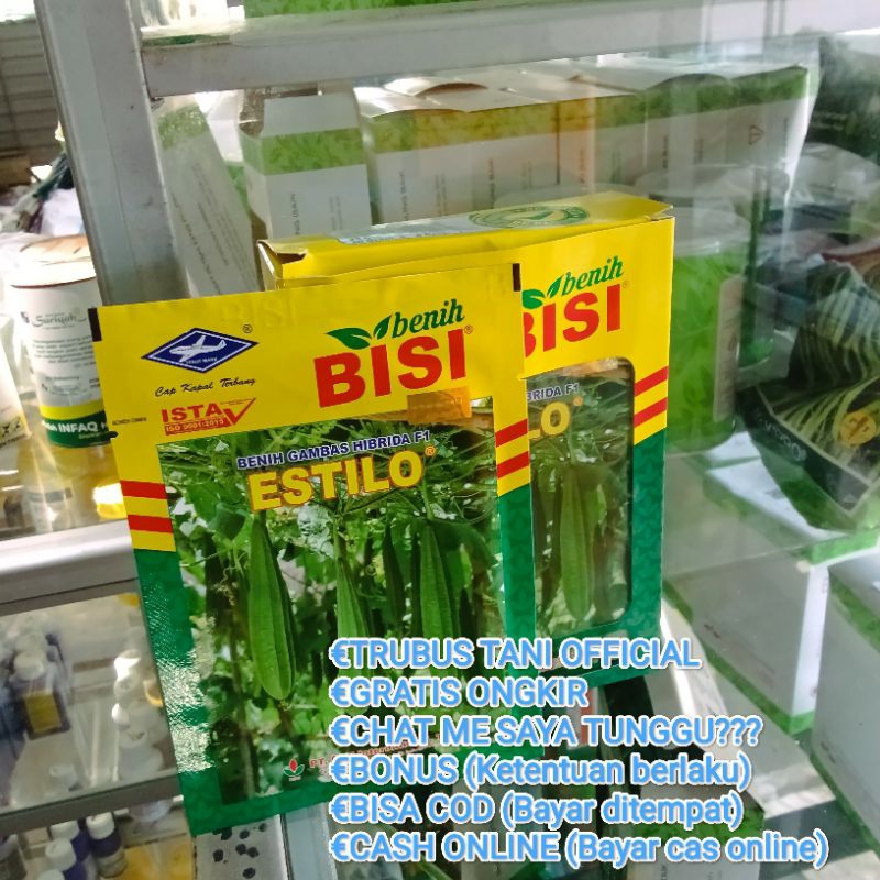 

Benih Oyong Gambas Estilo F1 (Cap Bisi Kapal Terbang) Isi 10 Gram, isi Benih per kemasan (60 - 75 Butir) Kadaluarsa. 2025 Baru Panjang, Perawatan Mudah, Tahan Virus