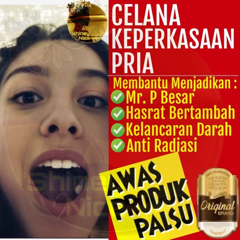 Celana Dalam Boxer Kesehatan Seksual Pria Reproduksi Ejakulasi DIni Prostat Produk Original Asli-A1w