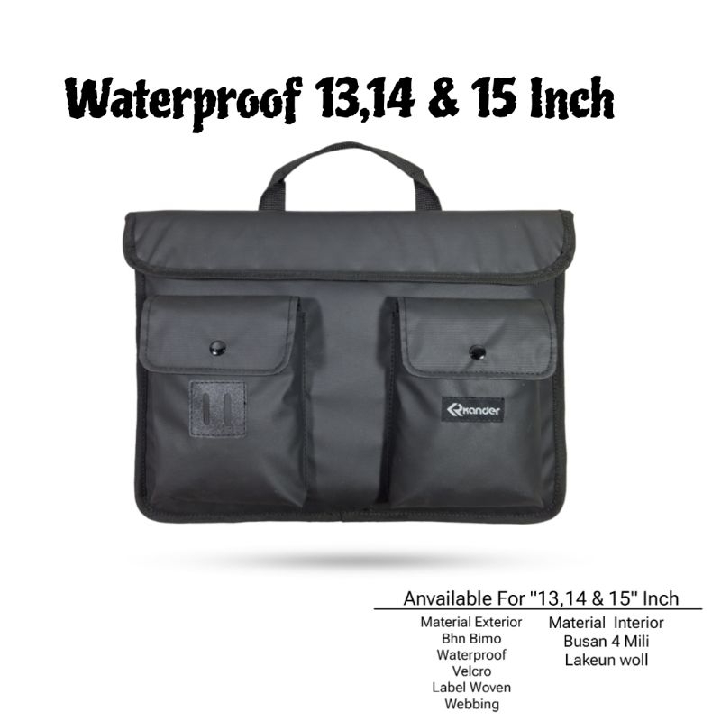 Tas Laptop Waterproof Multifungsi Aesthetic 13 14 15 Inch Kander