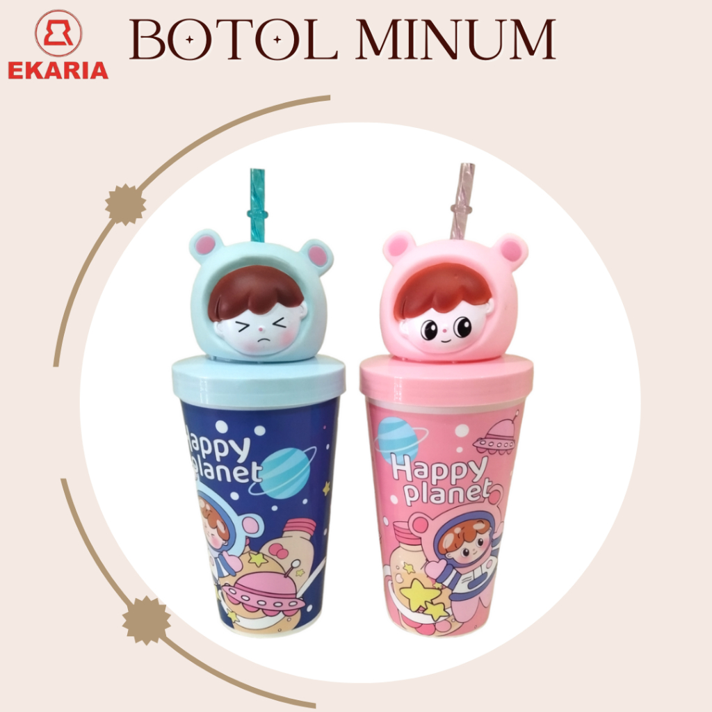 BOTOL MINUM SEDOTAN | BOTOL MINUM ANAK | BOTOL MINUM | EKARIA STATIONERY | BAHAN PLASTIK