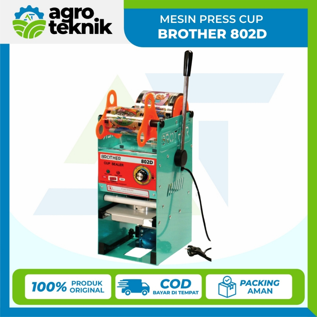 Agroteknik - Cup Sealer Brother 802D Mesin Press Gelas Plastik