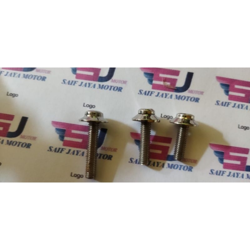 Baut 8 / M5 , Baut L Monel Payung Ring 12,5 mm Stainles Stanles Baut 8 / M5 X 15 , M5 X 20 , M5 X 25