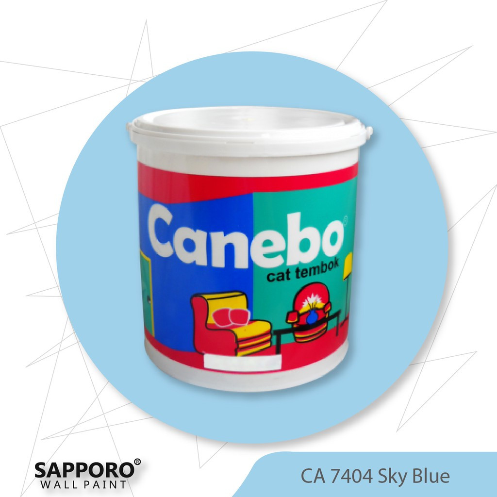 Cat Tembok Canebo Sky Blue 5KG Cat Tembok Terbaik Termurah