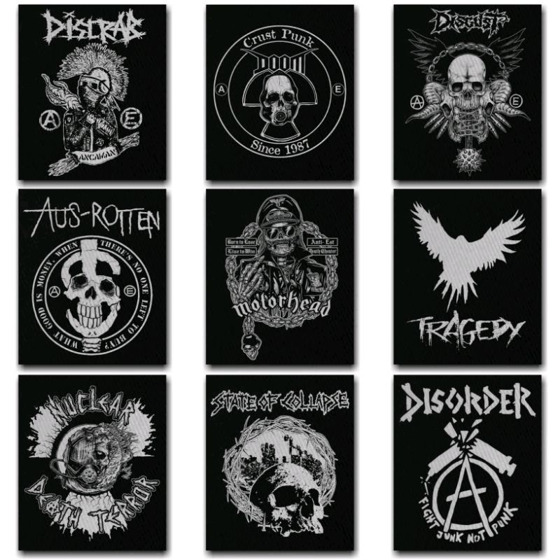 Backpatch/Emblem Punggung/Emblem Band Punk/Emblem Murah