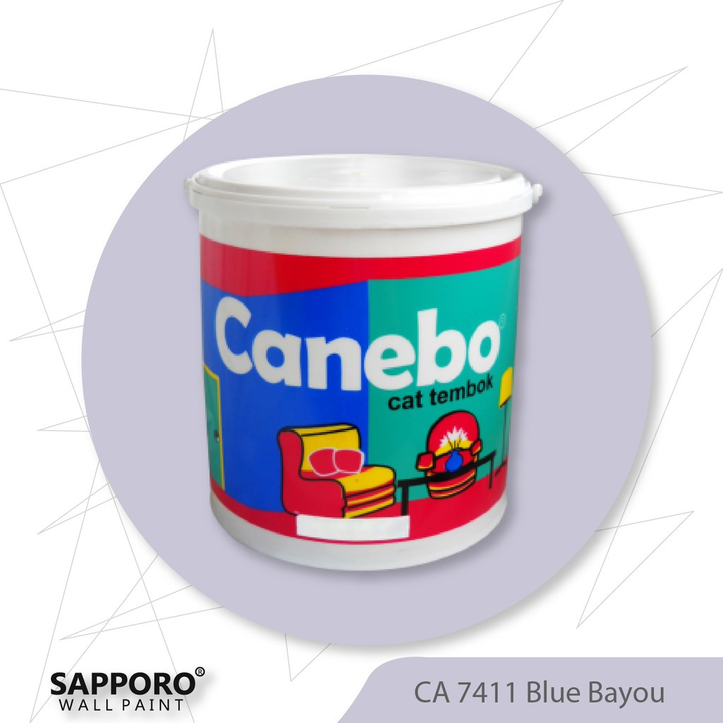 Cat Tembok Canebo Blue Bayou 5KG Cat Tembok Terbaik Termurah