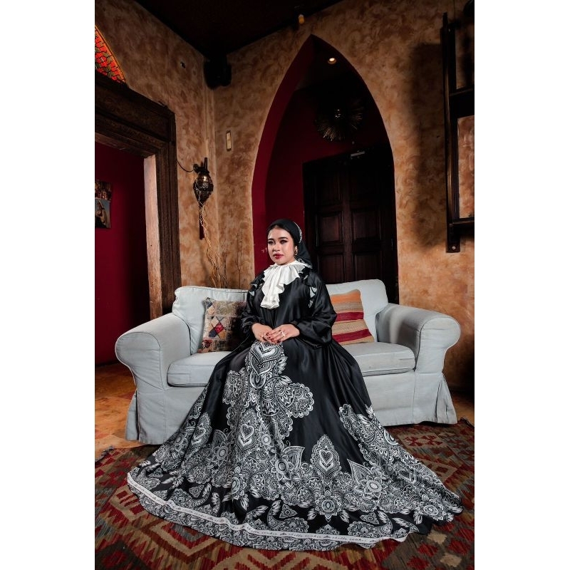 Dress Hijab Satin Silk Classic by Shella Saukia