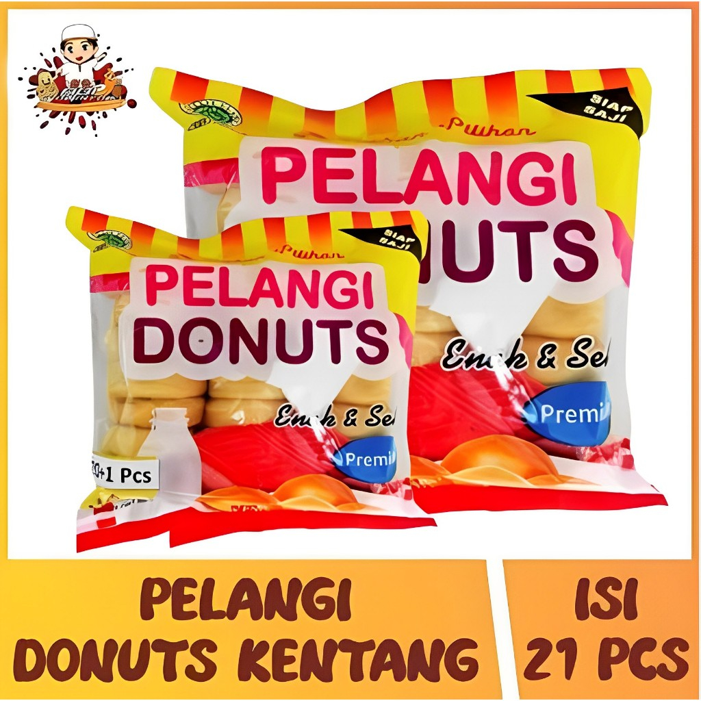 

PELANGI DONUTS/DONAT KENTANG/DONAT ISI 21